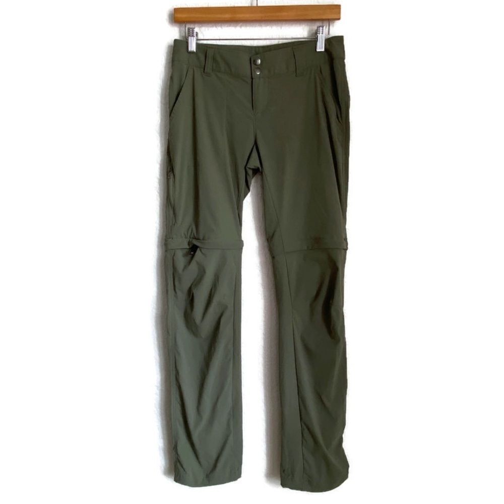 Columbia Olive Omni- Shield Detachable Pants Sz 4